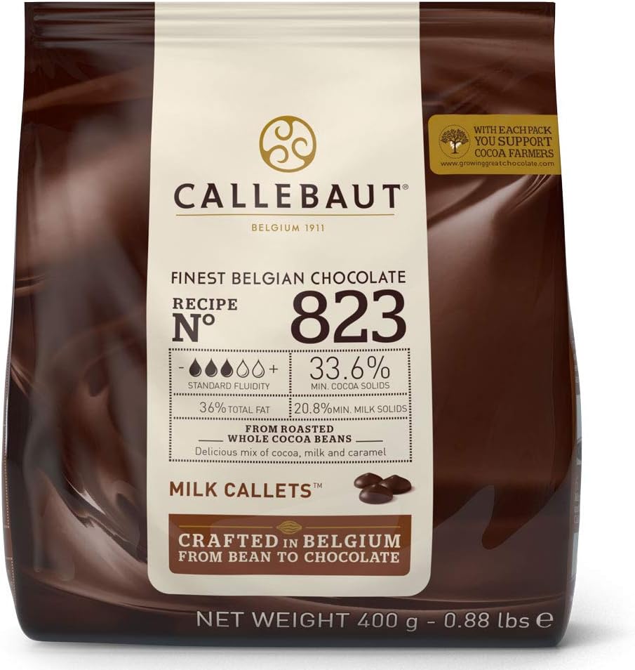 Callebaut N° 823 (33,6) Chocolat de Couverture au Lait Belge