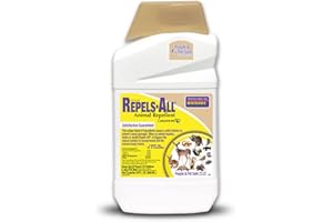 Bonide Repels-All Animal Repellent, 32 oz Concentrate, Long Lasting Outdoor Garden Deer Repellent, People and Pet Safe