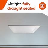 Manthorpe GL250 Insulated White Loft Hatch Door 562x726mm Hinged with Frame view 7