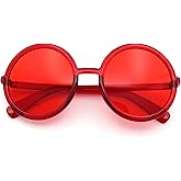 SA106 Womens Wizard Round Circle Lens Plastic Mod Fashion Sunglasses