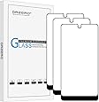 Orzero [3 Pack] for Essential Phone PH-1 / Essential Phone Tempered Glass Screen Protector (Upgraded with Right Angle), 2.5D Arc Edges 9 Hardness HD Full Coverage [Lifetime Replacement Warranty]