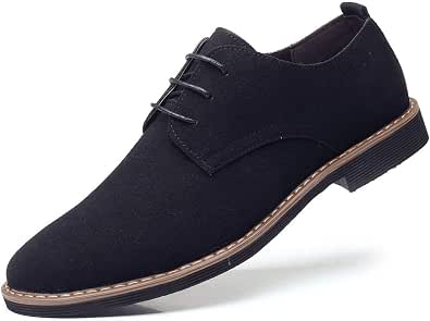 Amazon.com: DADAWEN Zapatos de vestir de ante para hombre con cordones :  Ropa, Zapatos y Joyería