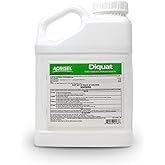 Agrisel Diquat Weed Killer, Pet Safe, 128 Ounces | Fast-Acting Formula for Aquatic and Landscape Weeds, Safe on Ornamentals, Visible Results in 1-2 Days