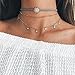 CH Gold Vintage Retro Star Sun Choker Necklace Women Girl Lady Long Chain Pendant Necklace