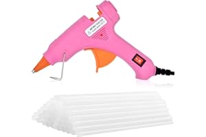 FIFCHALL Hot Glue Gun with 20pcs Melt Glue Sticks, Mini Hot Melt Glue Gun Kit, Melting Glue Gun Set, Glue Gun Mini for Crafts and Arts, School, Home, Quick Repairs, Sealing
