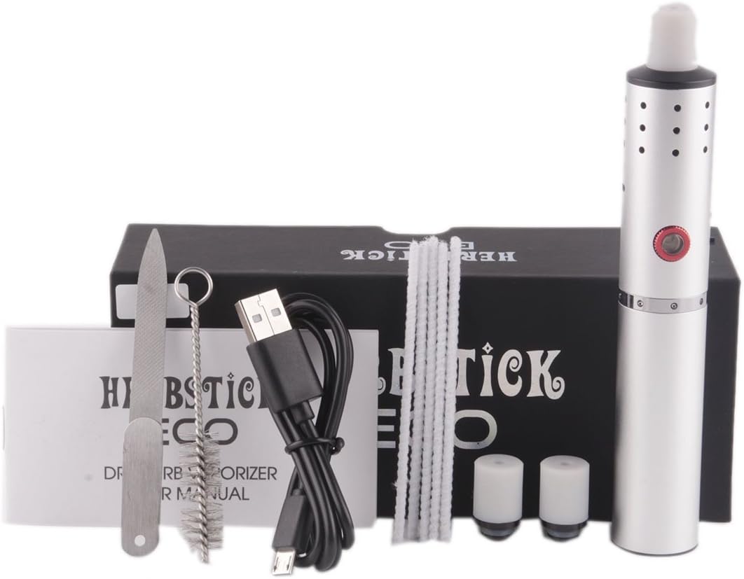 180日保証 Herbstick Eco 正規品 ハーブスティック エコ スターターキット ヴェポライザー 電子タバコ 日本語説明書 セキュリティーコード付き シルバー 並行輸入品 Ciggo 電子たばこセット スターターキット Amazon