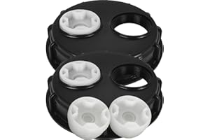 DVECUE Thick IBC Tote Caps IBC Tote Lid With Gasket IBC Tank Lid Water Tote Lid 2 Count