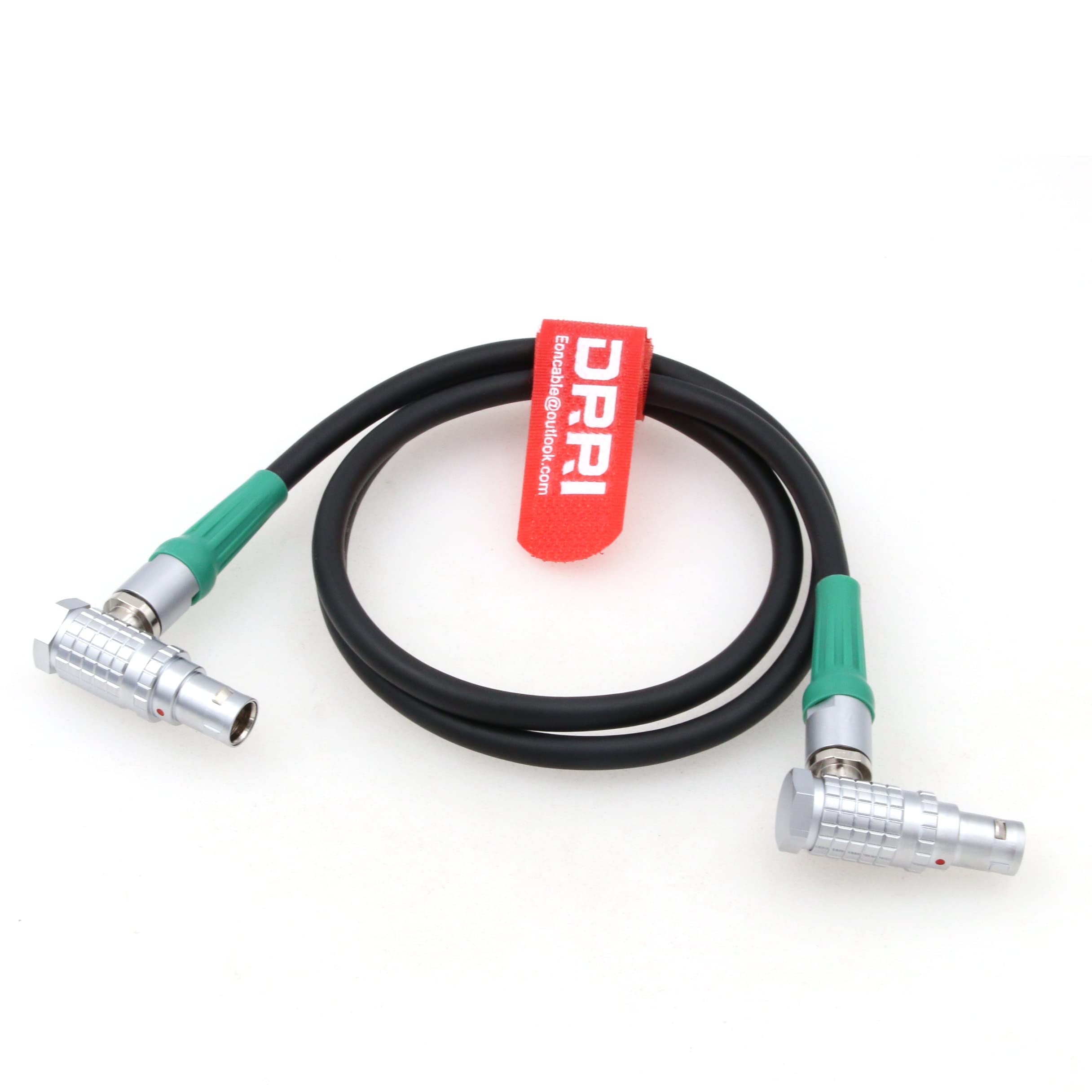 DRRI Replacement Preston 4412 Motor Cable Right Angle 7Pin to Right Angle 7Pin for Preston MDR-3, MDR-4, DM1X, DM2X, DM5 Motor