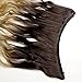 S-noilite Invisible Crown Hair Extensions Secret Transparent Headband Hairpieces No Clip Long Human Made Natural Synthetic Fibre Hair Piece for Women Curly 20 Inch dark brown to ash blonde