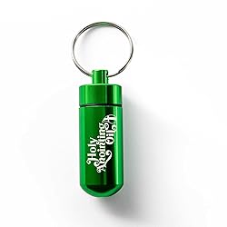 Anointing Oil Bottle Accessory Kit, Green Keychain