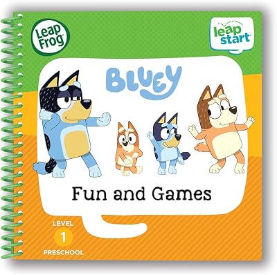 LeapFrog LeapStart Bluey Fun and Games Activity Book English Version