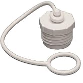 Aqua-pro AQP-27839 Garden Hose Plug &amp; Strap, White