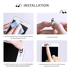 Webcam Cover Slide Cute Pattern Web Camera Cover