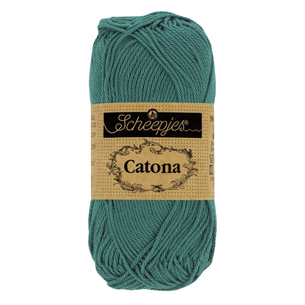 Scheepjes - Scheepjes Catona 391 Deep Ocean Yarn - 10x10g