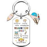 MigPio Daycare Teacher Gifts Teacher Keychain Stuff Teacher Accessories Preschool Teacher Gift Birthday Valentines Day Teachers' Day for Teacher