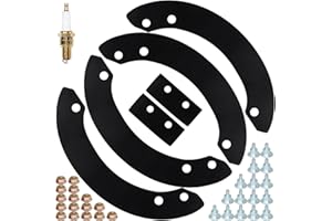NIDAIFEI 06720-V10-030 Auger Rubber Kit with Hardware Replaces Honda 06720-V10-020 for Honda HS520, HS520K1, HS720 Snow Blowers, Honda HS520 Paddles, HS520 Paddles, Honda HS720 Paddles