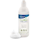 EyeEco Advanced Tea Tree Eyelid and Facial Cleanser - 50mL - Non-Irritating Eyelash & Eyelid Cleanser Soothes Irritation with Tea Tree, Vitamin E and Shea Butter
