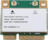 Annadue AX210HMW WiFi 6E Card Bluetooth 5.2 MU-MIMO Tri-Band Mini PCIE Laptop view 1