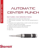 Starrett 18C Automatic Centre Punch Heavy-Duty Adjustable Stroke 5-1/4" view 2
