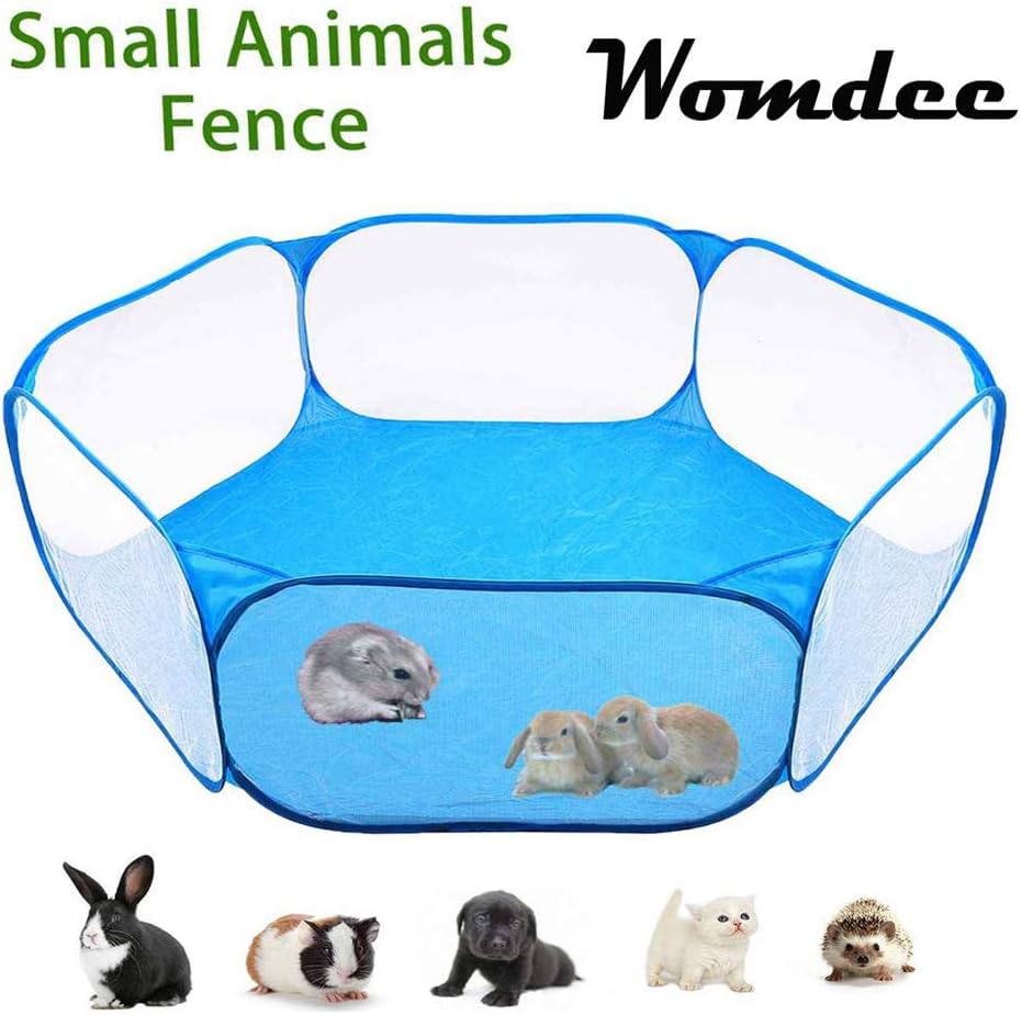 Womdee Enclos pour Petits Animaux, Parc à Chiot, Portable