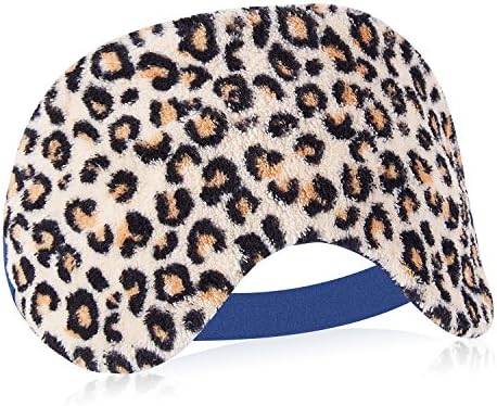 Sleeping Mask for Women, Blindfold Super Comfortable and Soft for Nose and Eyes by mikimini (cheetah)