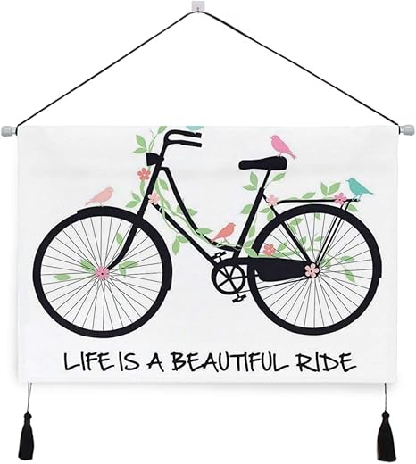 Amazon Co Jp Niesikkla タペストリー 緑豊かな緑の枝に鳥の花とビンテージ自転車やる気を起こさせるテキスト多色 壁掛け おしゃれ インテリア モダン ポスター 絵画などに適用 ウォールアート モダン 装飾アート ホーム キッチン Amazon Co Jp Niesikkla タペストリー 緑豊かな緑の枝に鳥の花とビンテージ自転車やる気を起こさせるテキスト多色 壁掛け おしゃれ インテリア モダン ポスター 絵画などに適用 ウォールアート モダン 装飾アート ホーム キッチン
