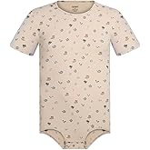 Landofgenie Short Sleeve Onesie for Men Cotton Romper Pajama Tops Print Bodysuit One Piece Jumpsuit- Country Yard
