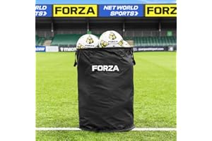 FORZA Foldable Ball Bin – Portable Sports Ball Storage & Trick Shot Target | Holds 17–45 Balls | Indoor & Outdoor Training fo