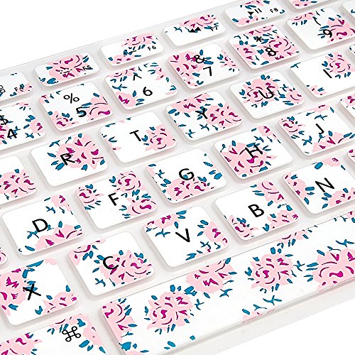 HRH Floral Flower Pattern Keyboard Cover Protector for MacBook 13" Unibody/MacBook Pro 13" 15" 17" / MacBook Pro 15 with Retina Display/Mac Wireless Keyboard/MacBook Air 13" - Thumbnail 5