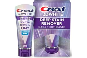 Crest 3DWhite Brilliance Deep Stain Remover Dazzling Mint Toothpaste - 2.1oz
