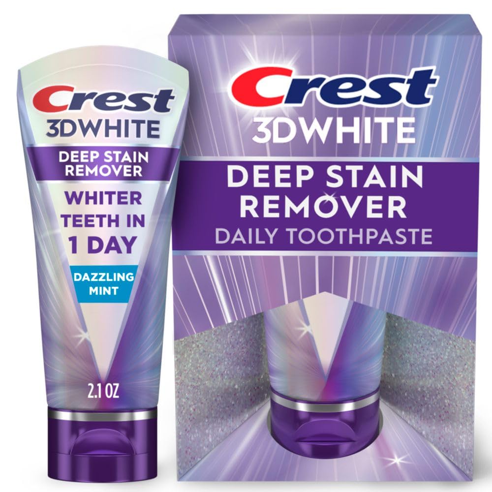 Photo 1 of Crest 3DWhite Brilliance Deep Stain Remover Dazzling Mint Toothpaste - 2.1oz