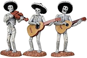 Lemax Spooky Town Skeleton Mariachi Band Assortment of 3