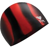 TYR Multi Color Silicone Adult Swim Cap