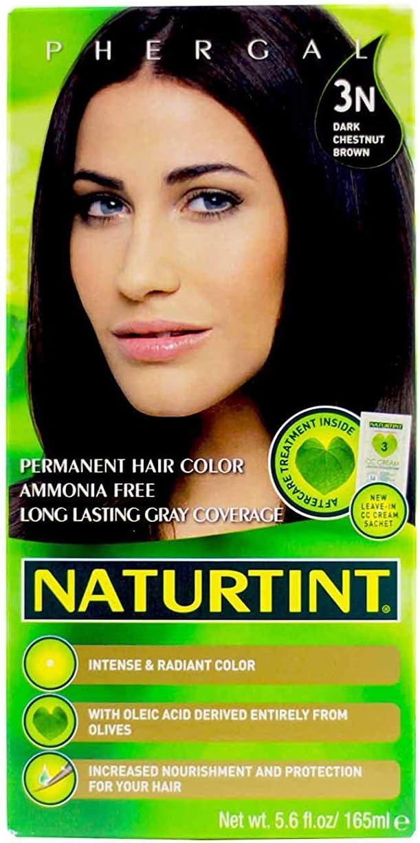 Naturtint permanent Hair colorant Dark chestnut brown peg-2 oleamine, Aqua purificata (purified Water), cocamide dea, alcohol (661176010028)