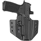 Tulster OWB Contour Kydex Holster in Right Hand fits: Sig Sauer P365 Fuse | Optic Compatible Outside The Waistband Concealed Carry