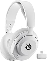 SteelSeries Arctis Nova 5 Wireless Headset 2.4GHz Bluetooth 60W Battery White view 1