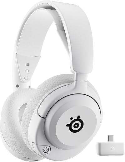 SteelSeries Arctis Nova 5 Wireless Headset 2.4GHz Bluetooth 60W Battery White
