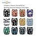 Babygoal Baby Cloth Diapers,One Size Adjustable Reusable Pocket Cloth Diaper 12pcs Diapers+12pcs Charcoal Bamboo Inserts+One Wet Bag+4pcs Baby Wipes 12FB50-3