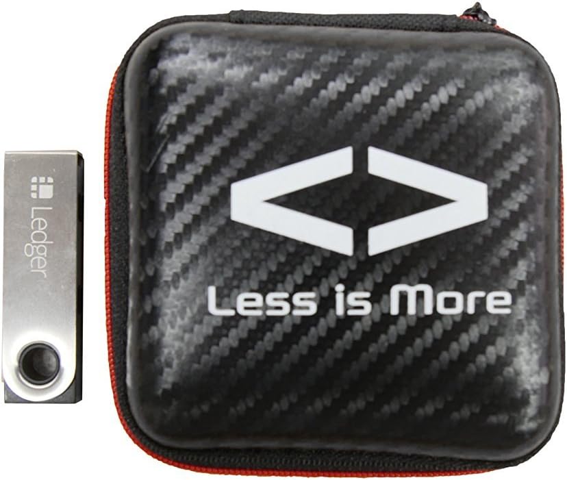 Ledger Nano S Virtual Currency Hardware Wallet Bit Coin Ethereum Ripple Less is More With Case