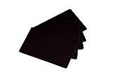 Pack of 500 Black CR80 PVC Cards | 30 mil by easyIDea