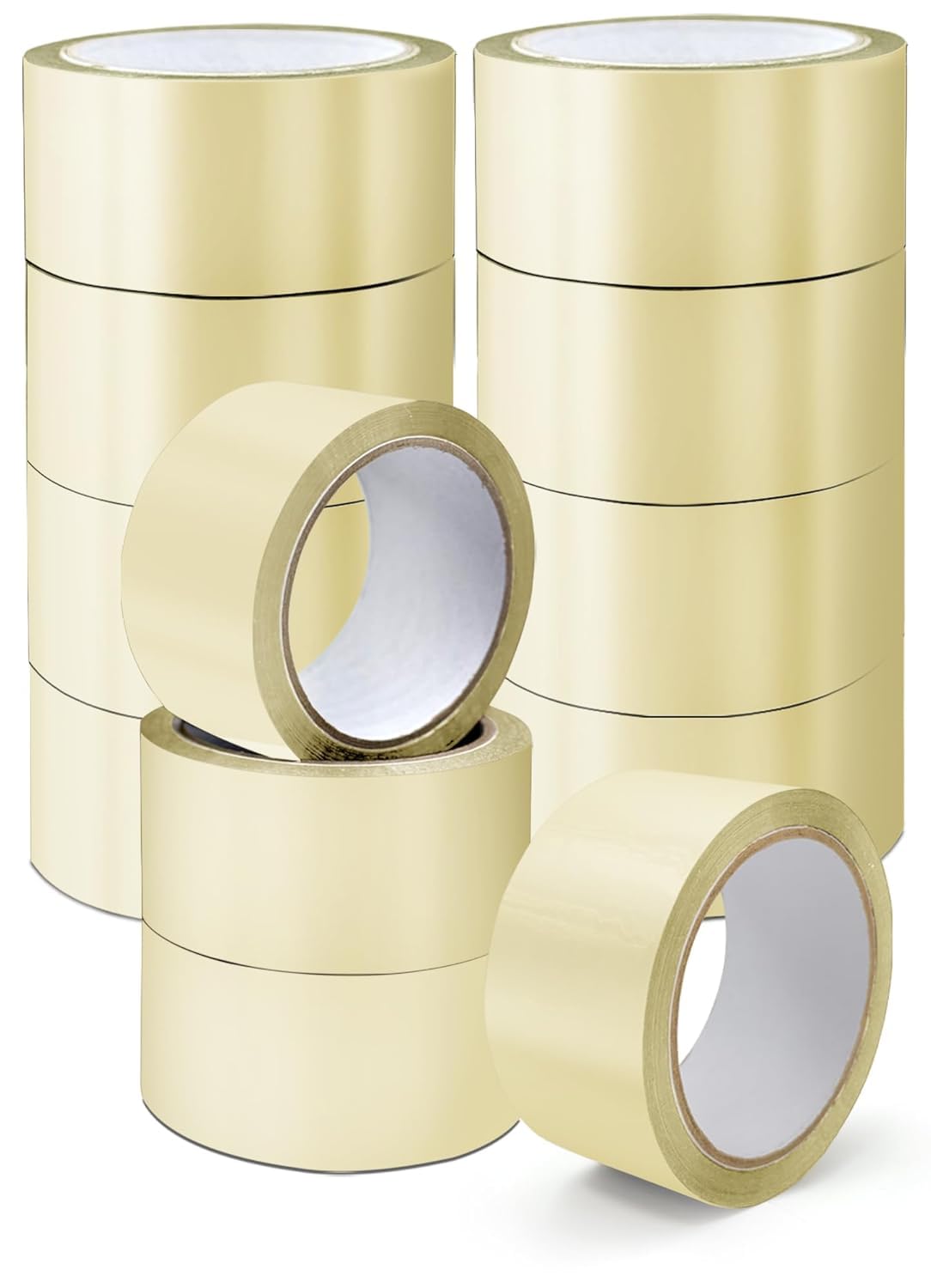 Scott 11 Packaging Tape, Clear Tape 12 Rolls - 48mm X 66m, Secure Sticky Parcel Tape for Packing Boxes, Moving Boxes, Packing Tape Strong For Moving House