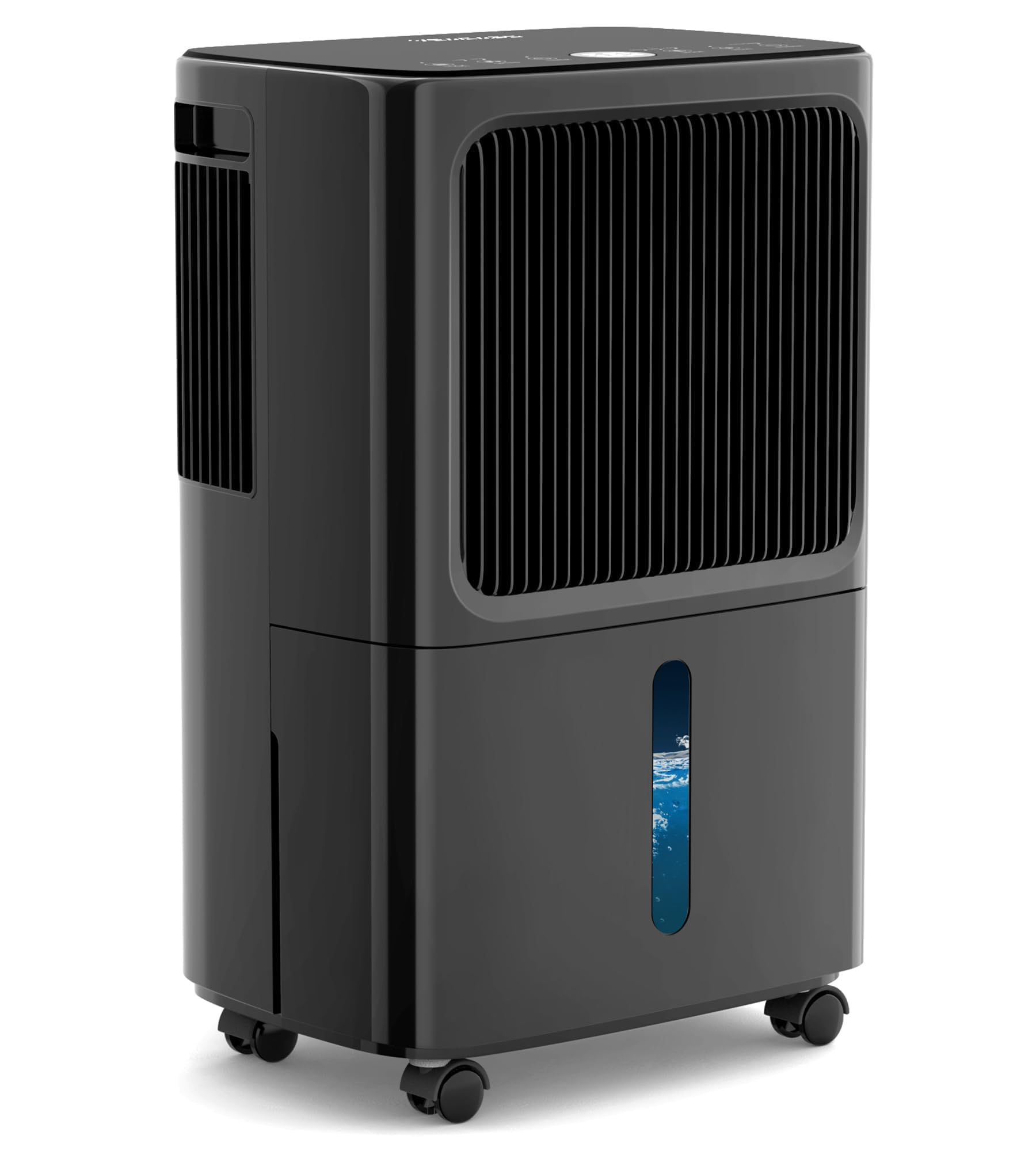 2500 Sq.Ft Dehumidifiers for Home with Drain Hose Max 34 Pints, VEAGASO Dehumidifier for Basement, Bathroom, Bedroom, Three Modes, Intelligent Humidity Control, Dry Clothes, 24HR Timer (BLACK) Image