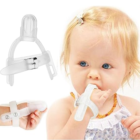 RISHIL WORLD Thumbsucking Silicone Thumb Sucking Stop Finger Guard Protector for 1-5 Years Baby Kids