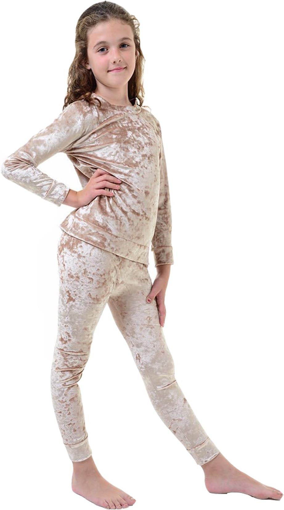 GUBA® New Kids Girls Velour Tracksuit TOP & Bottom Set Velvet Loungewear CO ORD Suit Size 7-13 Years
