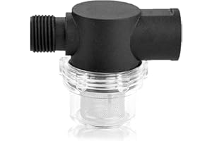 Yharnamite Water Pump Strainer Filter, RV Replacement 1/2 Twist-On Pipe Strainer with 50 Mesh Stainless Steel Filter Screen f