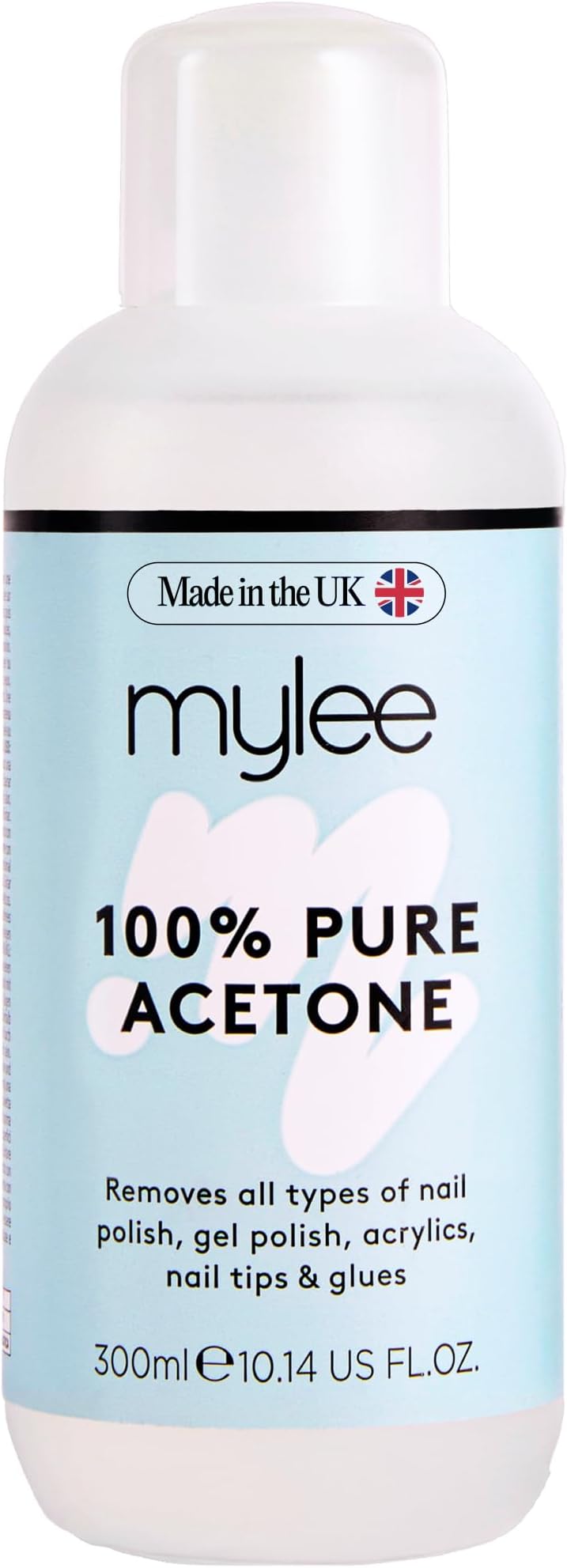 Mylee 100% Pure Acetone 300ml Gel Nail Polish Remover