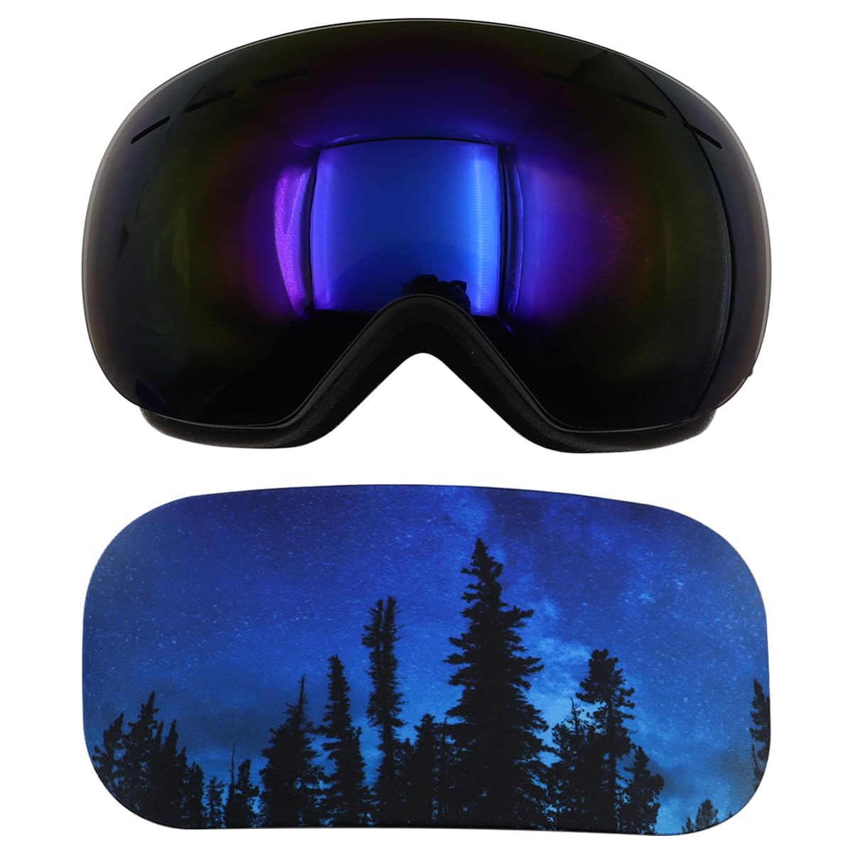 Sarini Ski Goggles, Snowboard Goggles for Men,Women,Youth - 100% UV Protection