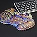 Lizimandu Keyboard Wrist Rest Pad and Mouse Wrist Rest Support Mouse Pad - Ergonomic Support - Premium Quality Foam - Durable & Comfortable & Lightweight for Easy Typing & Pain Relief(Blue Flower)