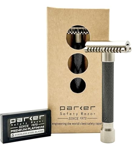 Amazon.com: Parker 56R Heavyweight Double Edge Safety Razor with 5