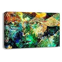 Canvas Wall Art Creative Illustrations Canvas Prints Home Artwork Decoration for Living Room,Bedroom - 12x18 inches